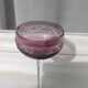 14cl wine glass, Nancy Houillon crystal, lined with amethyst art deco