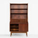 Midcentury Danish book shelf secretaire in teak by Nexø 1960s