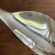 Serving cutlery with bamboo and stainless steel handles