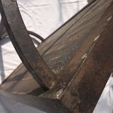 Coffee table in painted cement