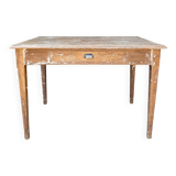 Weathered wooden desk