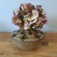 Ceramic flower-base vase