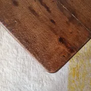 Tabouret de ferme ancien en chêne massif