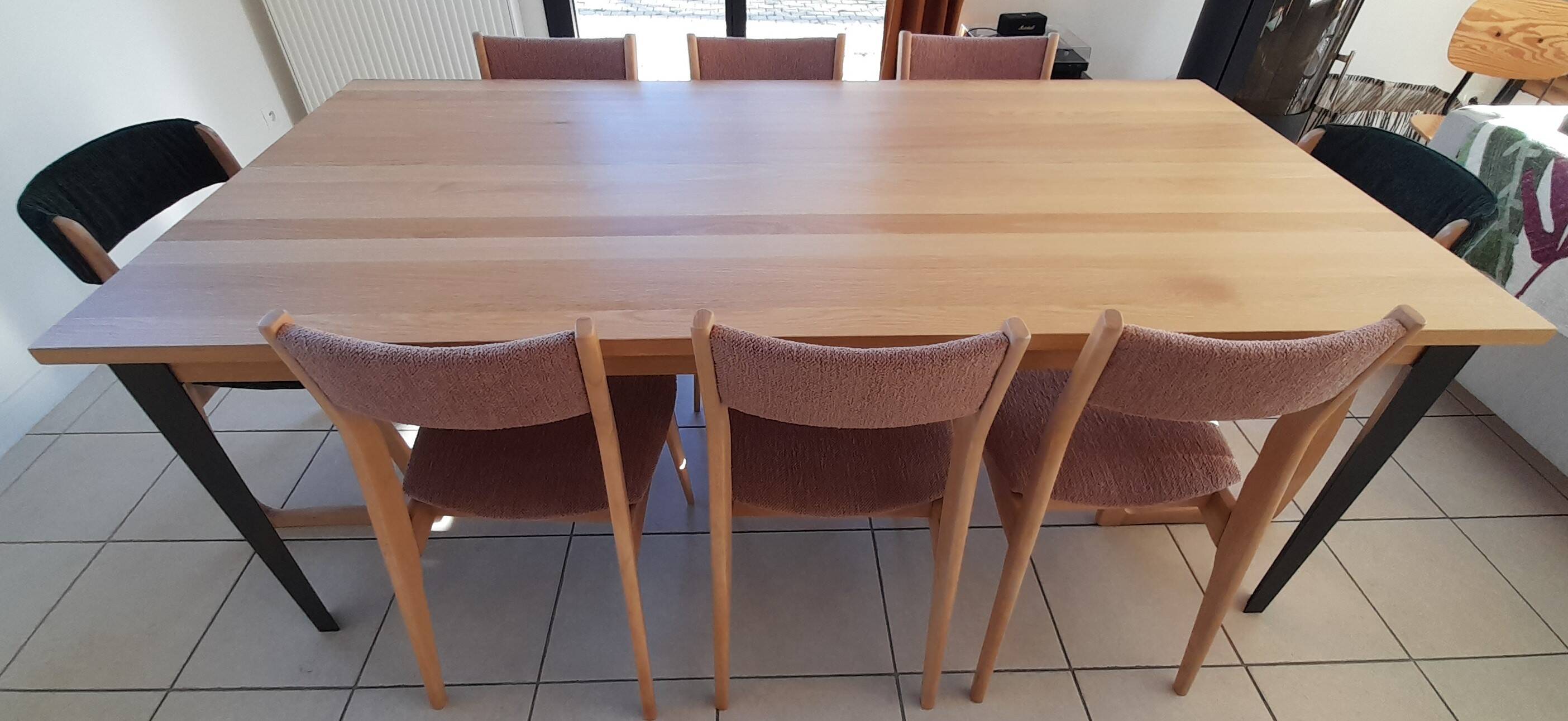 Set of 3 1970s sled chairs by the brand SELF.