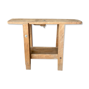 Ancien établi en bois pour enfant