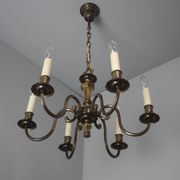 Vintage six-arm chandelier, 1970's.