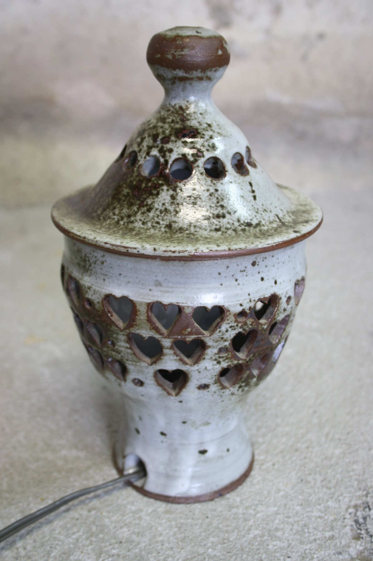 Lamp signed Thierry and Chantal Robert