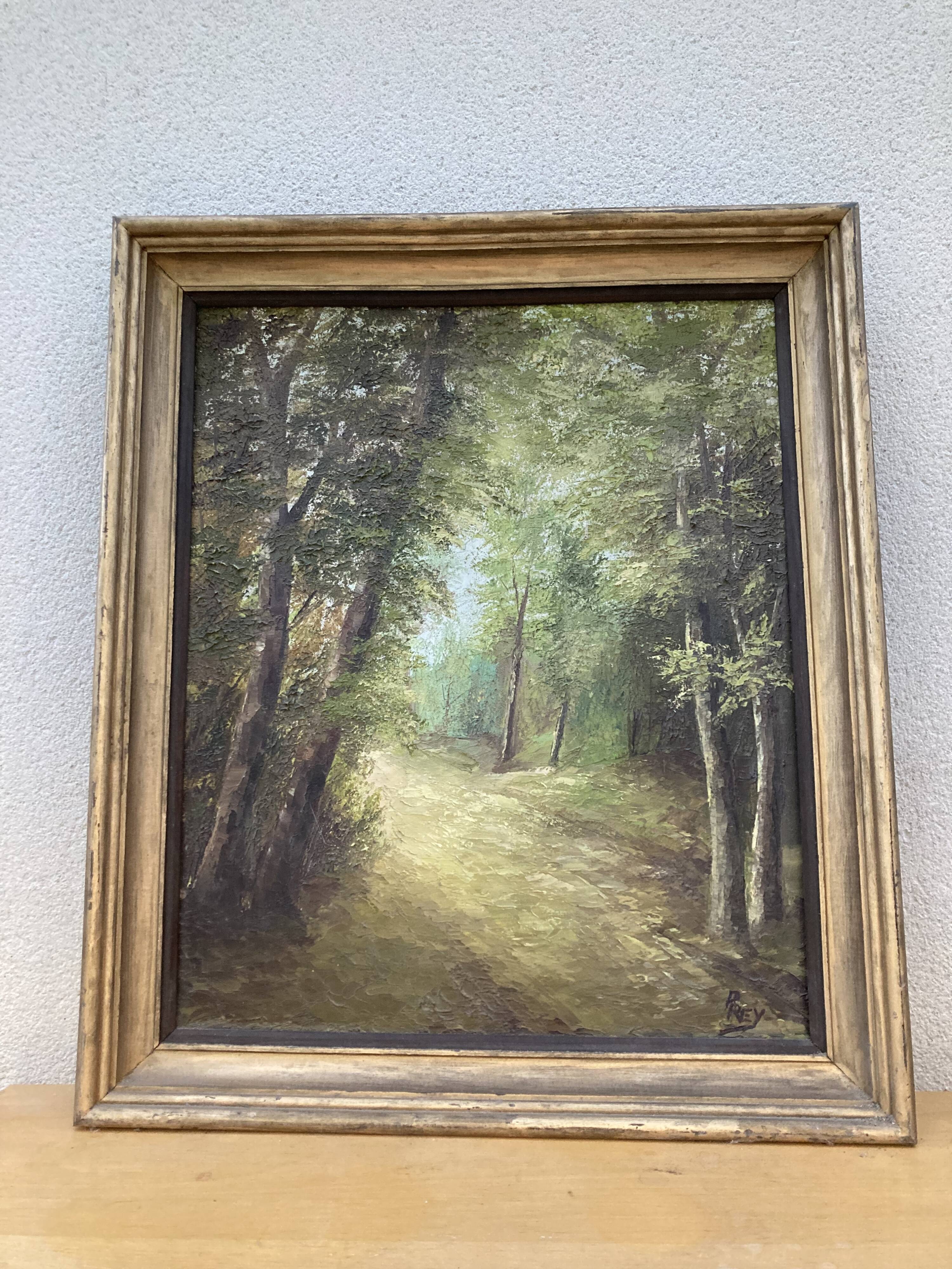 Ancient forest painting