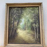 Ancient forest painting