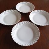 4 Haviland Torse soup plates