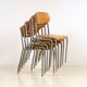 6 chaises par Gustav Hassenpflug 1960