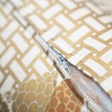 3-seater sofa and silk armchair, Tommaso Barbi, 1970