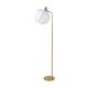 Mid-century modern brass floor lamp Bergboms G-03, Sweden, 1960s