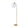 Mid-century modern brass floor lamp Bergboms G-03, Sweden, 1960s