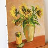 nature morte bouquet de tournesols