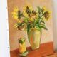 nature morte bouquet de tournesols