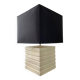 Vintage porcelain lamp from the 70s