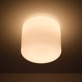 Large Prof Wilhelm Wagenfeld Opaline Pendant Lamp 1930s