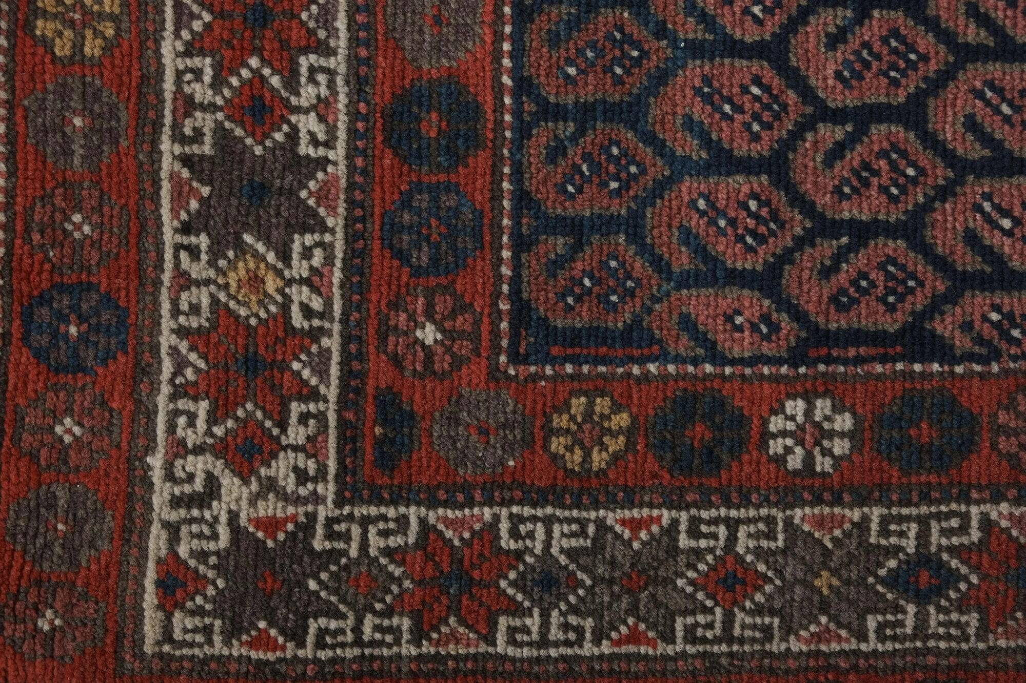 Vintage Turkish hallway rug 117x410 cm