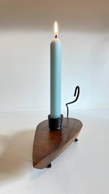 Brutalist vintage candleholder