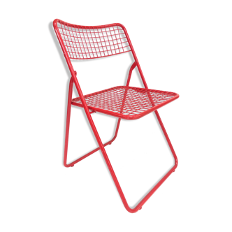 Chaise pliante vintage "Ted Net" par Niels Gammelgaard pour Ikea 1976