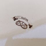 Large oval iron earthenware dish Alton English earthenware