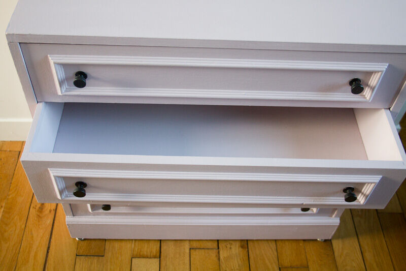 Commode rose type art déco