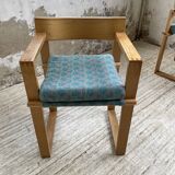 Set of 6 oak chairs with armrests Ate Van Apeldoorn