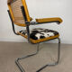 Italian design armchairs – cane, chrome and wood – Cesca spirit