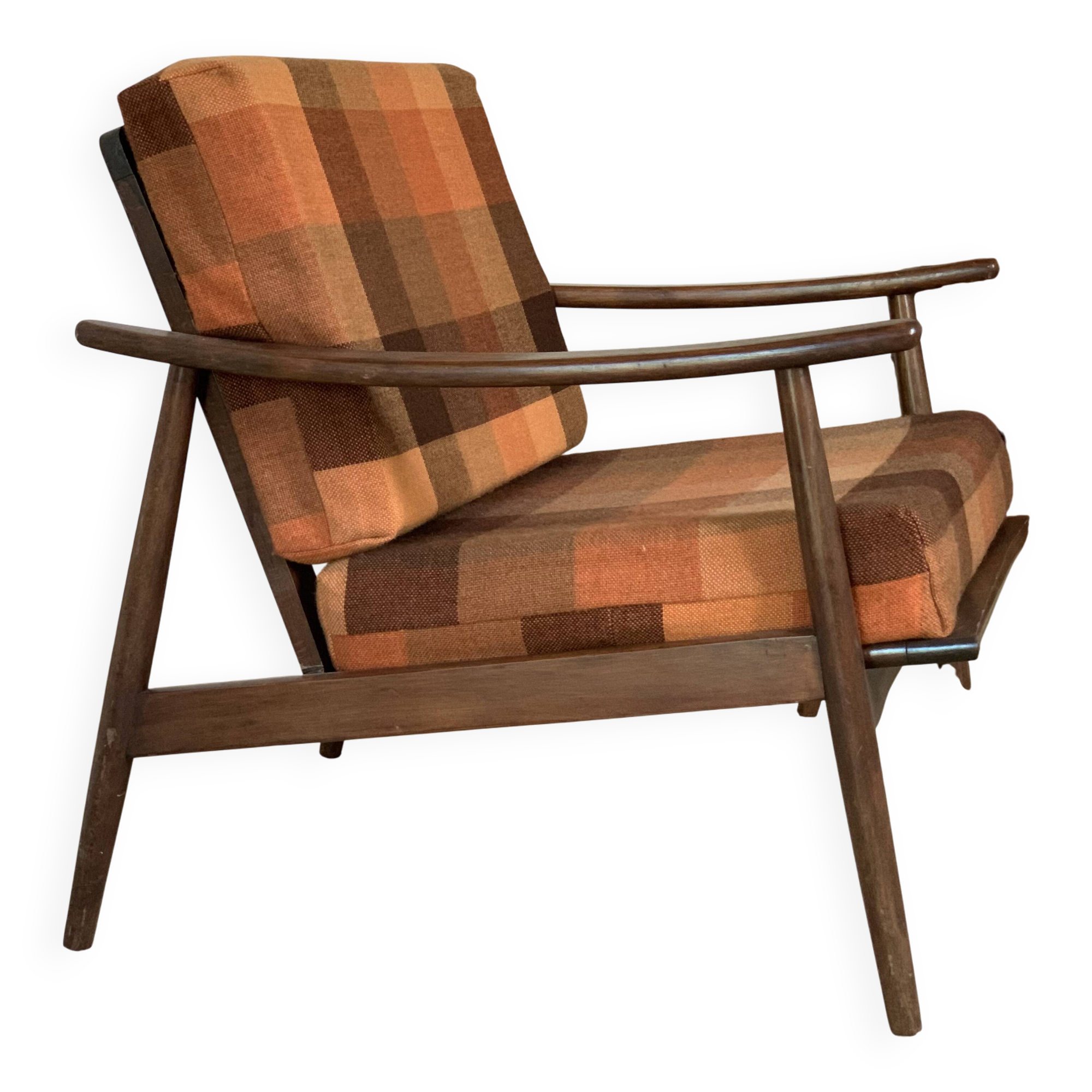 Vintage boomerang armchair