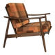 Vintage boomerang armchair