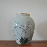 Craquele glaze porcelain Vase, Lyngby Porcelain, 1930-40s