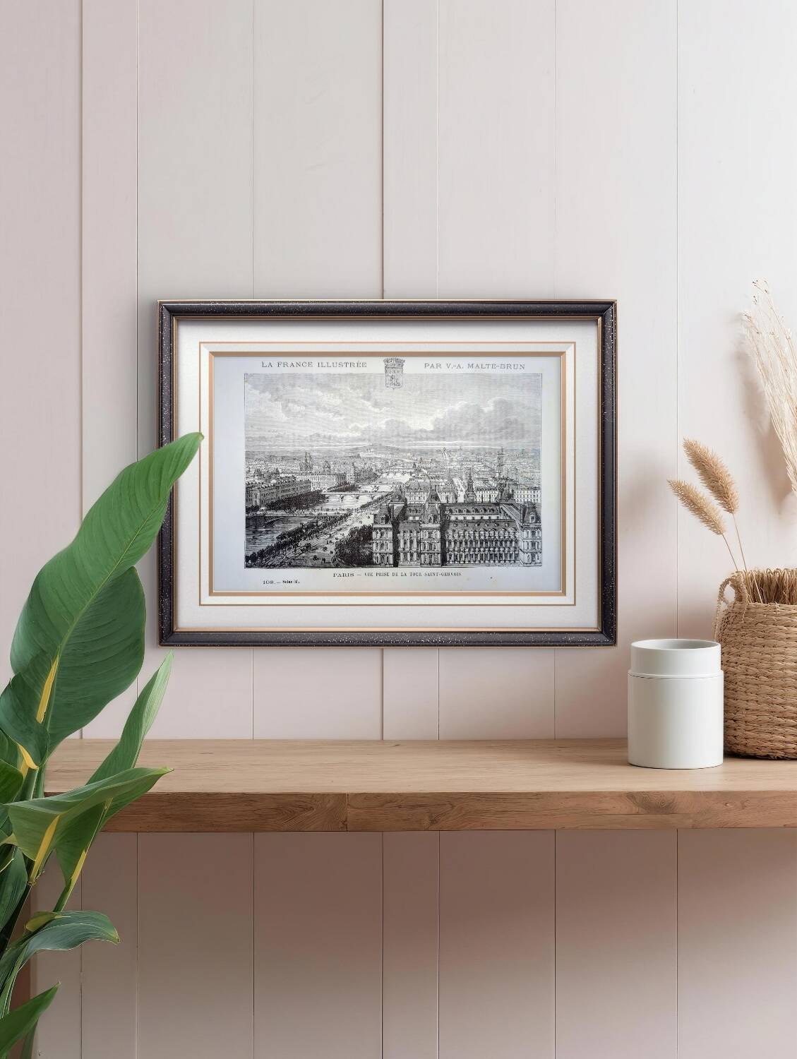 Paris, printed illustration from 1883.