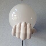 Mid Century ceramic wall lamp, 80s