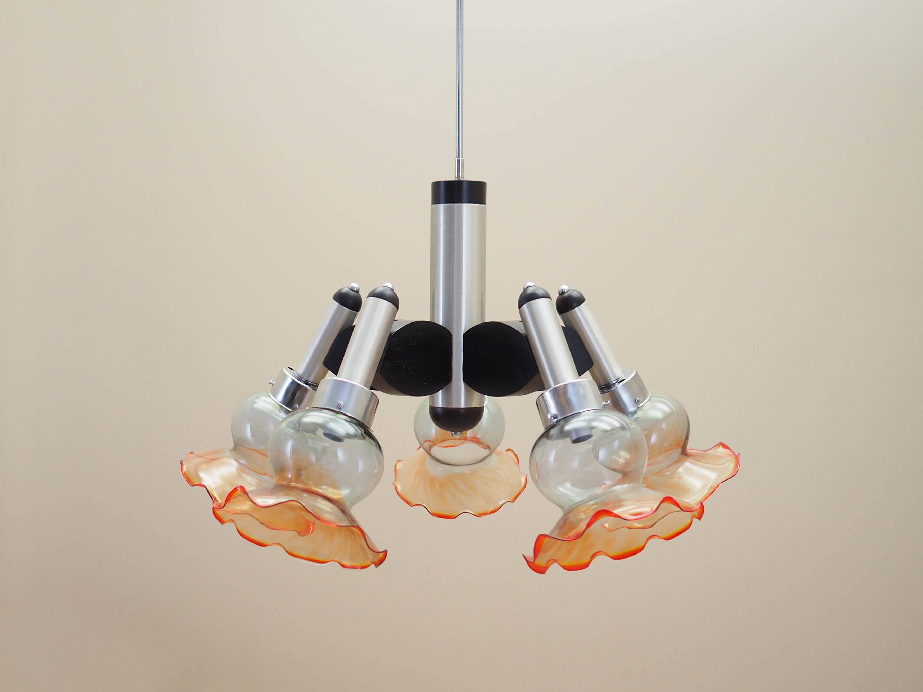 Chandelier, Italian design, 1970s, production: Italy