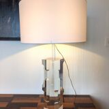 Large sculptural lamp attributed to Alessio Tasca, Italy circa 1970