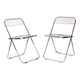 Paire de chaises pliantes vintage Castelli Plia, Italie des années 1970, design original