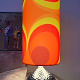 Table lamp, handmade lampshade