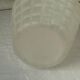 Molded glass vase press art deco period