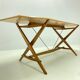 Model Tl2 Cavalletto Ash Dining Table by Franco Albini for Poggi, 1950