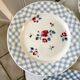 Set of 8 flat plates Digoin Sarreguemines 30s 40s