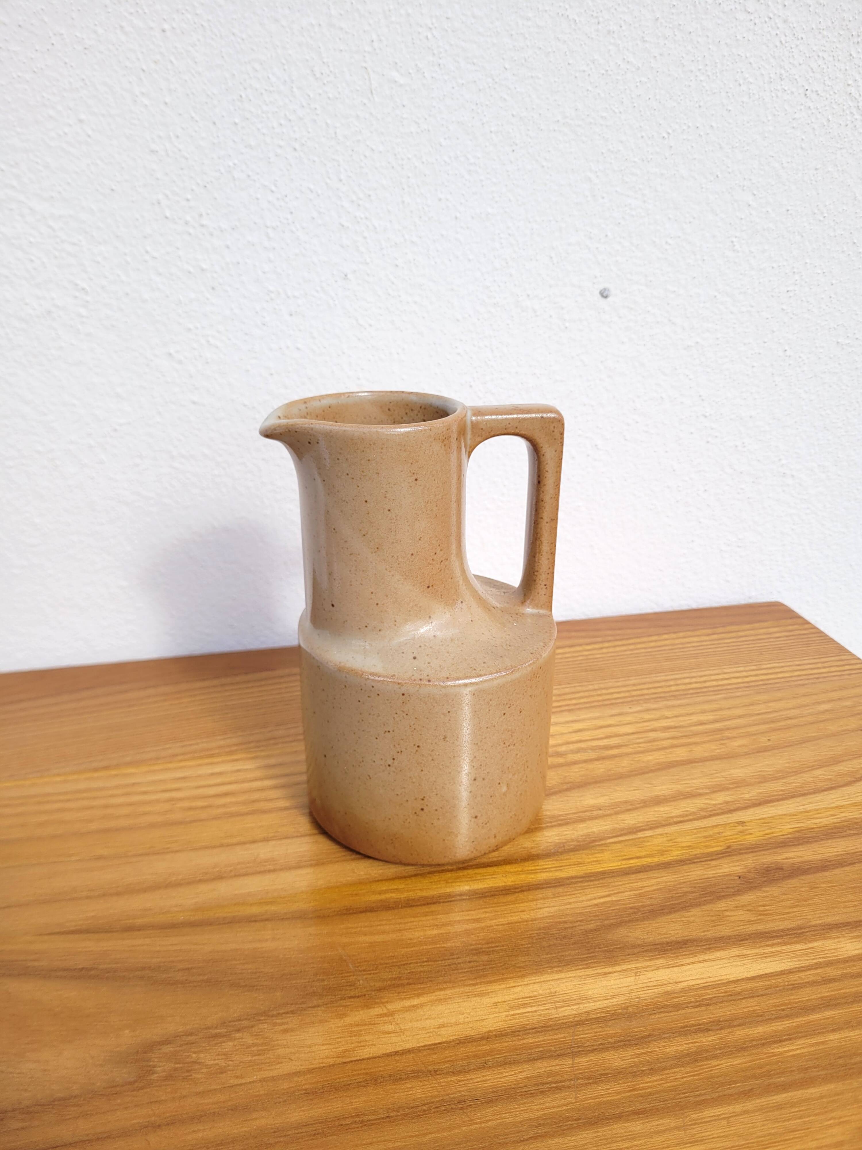 Brenne stoneware milk jug 70s