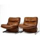Sandwich Lounge Chairs by Ammannati & Vitelli for Brunati, Italy 1970s