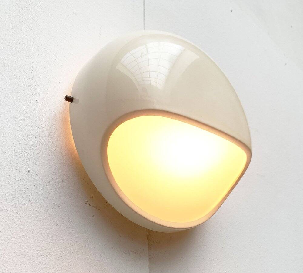 Italian Space Age Wall Lamps from the Mid-Century by Gerd Lange for Kartell, 1960s, Set of 2