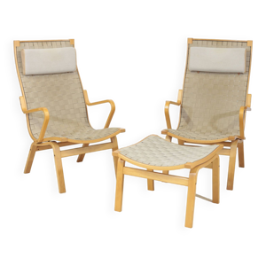 Fauteuils et ottoman - finn