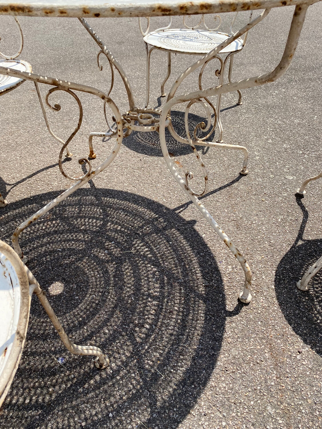 Metal garden furniture 5 pieces