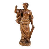 Great 17th-century wooden sculpture, Saint Catherine of Alexandria