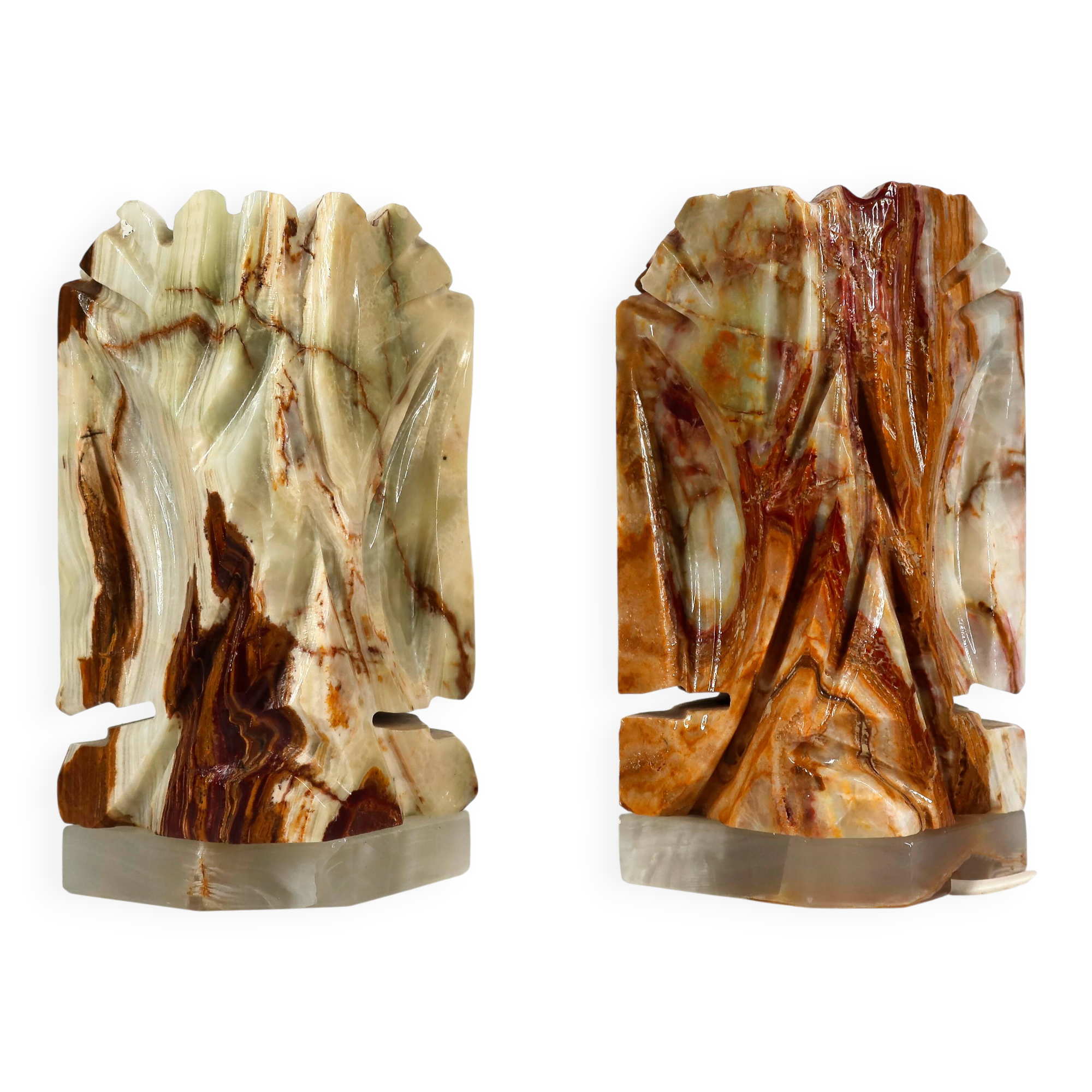 Pair of Onyx Bedside Lamps