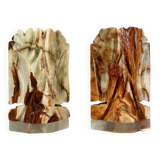 Pair of Onyx Bedside Lamps