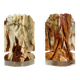 Pair of Onyx Bedside Lamps